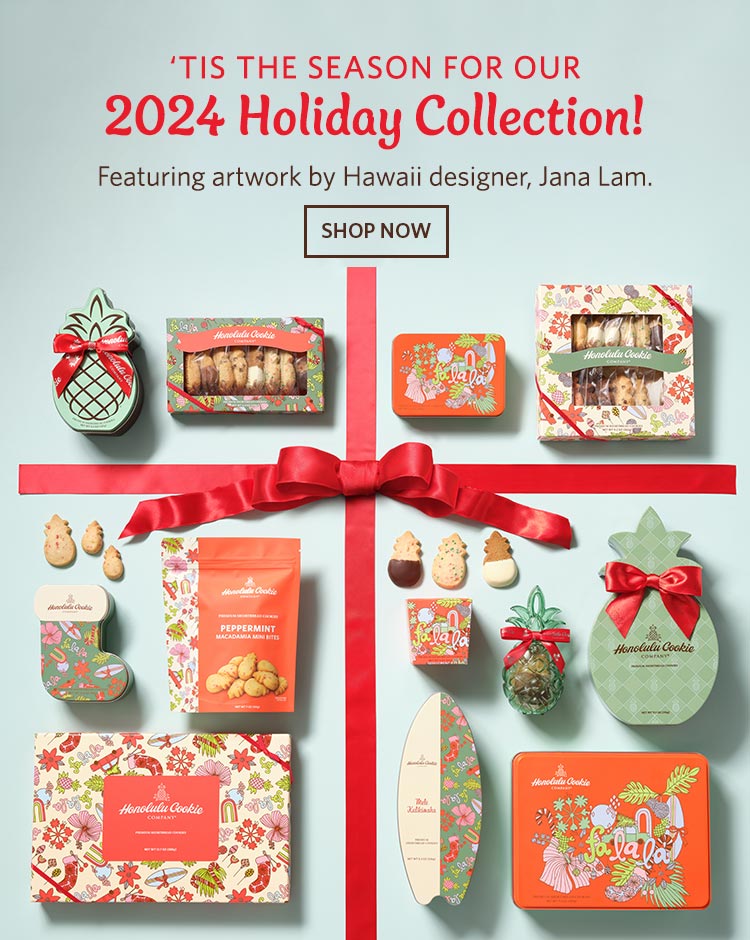 Tis the Season for our 2024 Holiday Collection! Featuring artwork by Hawaii designer, Jana Lam. Shop Now.