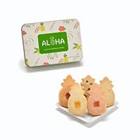 Aloha Tin Small with cookie plate