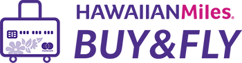 Hawaiian Miles Buy And Fly logo